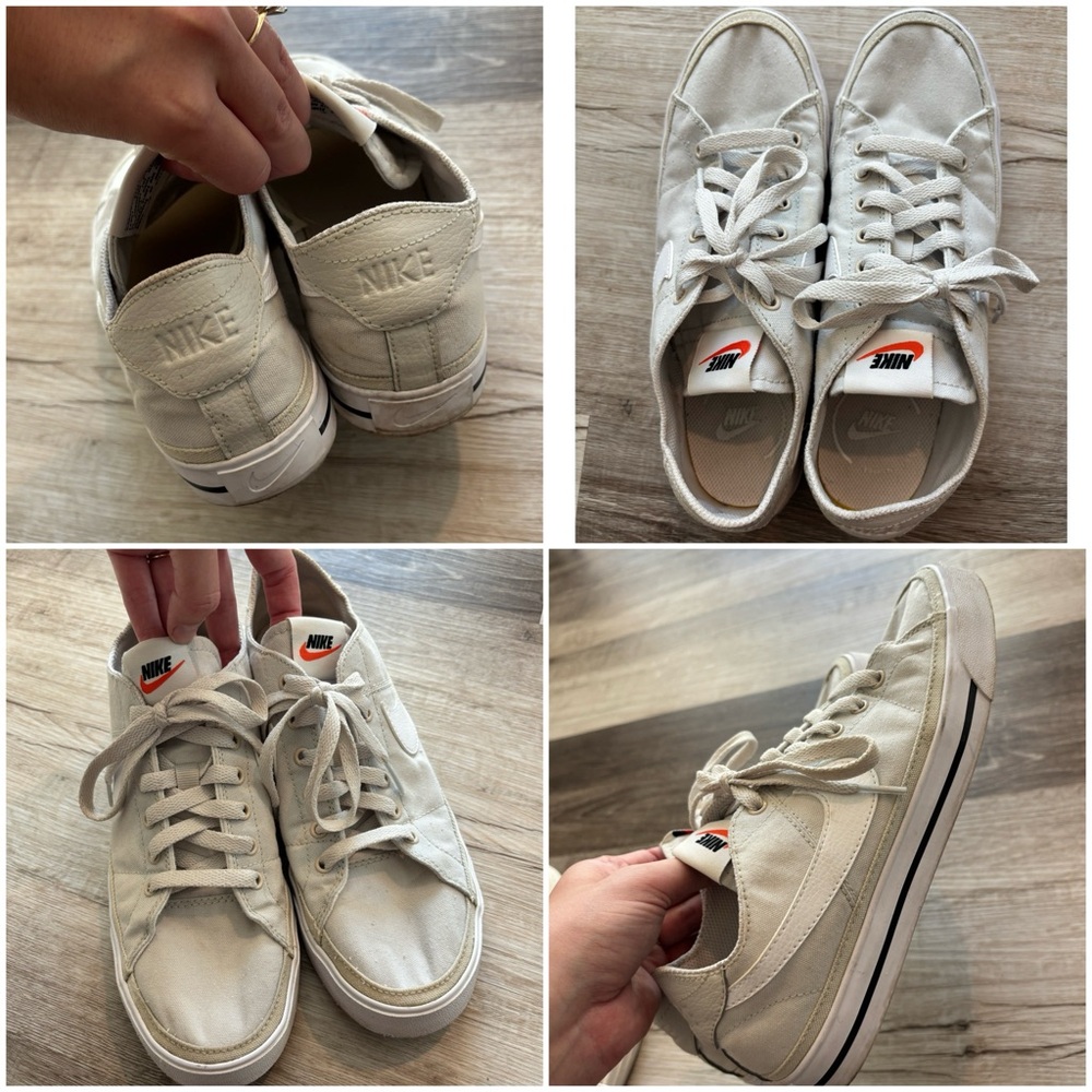 Nike Off-White Canvas Sneakers